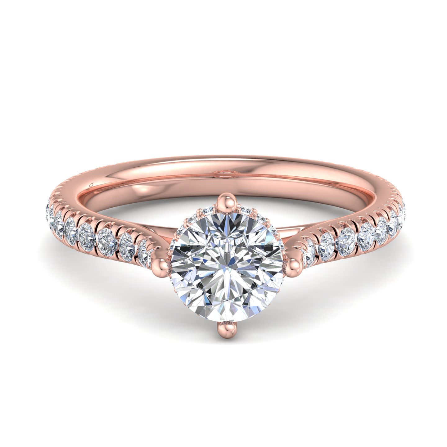 Madelyn Hidden Halo Engagement Ring
